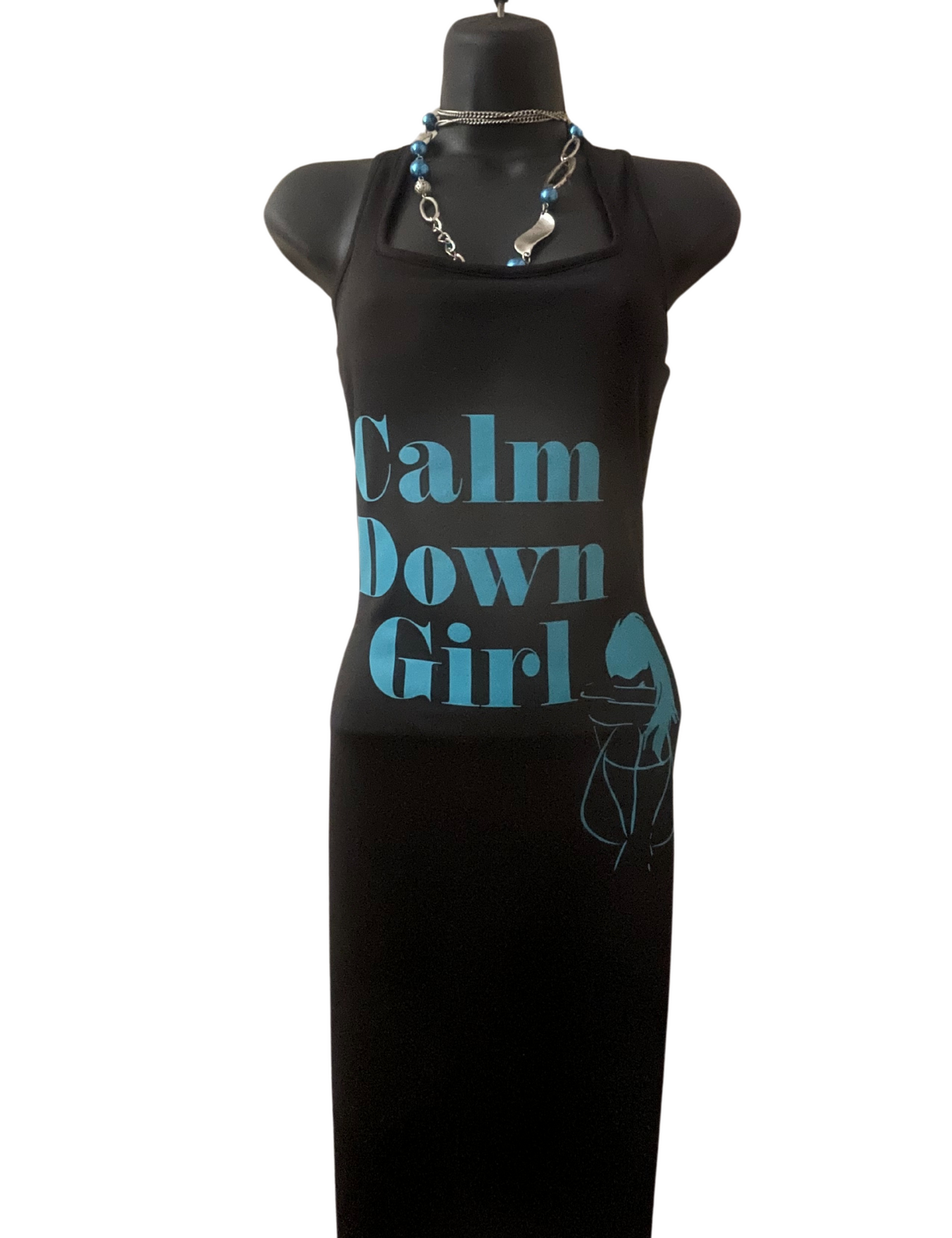 Calm Down Girl Ladies Dress