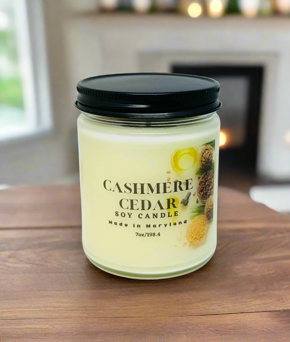 Cashmere Cedar Soy Candle