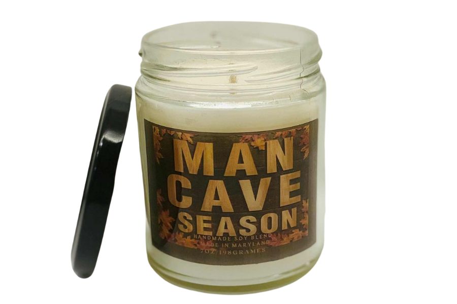 Man Cave Season- Soy Candle