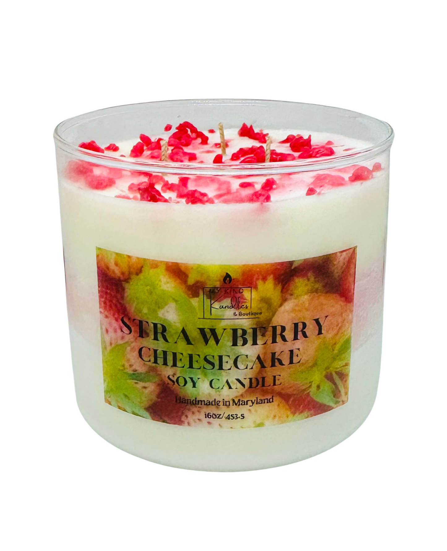 Strawberry Cheesecake Soy Candle