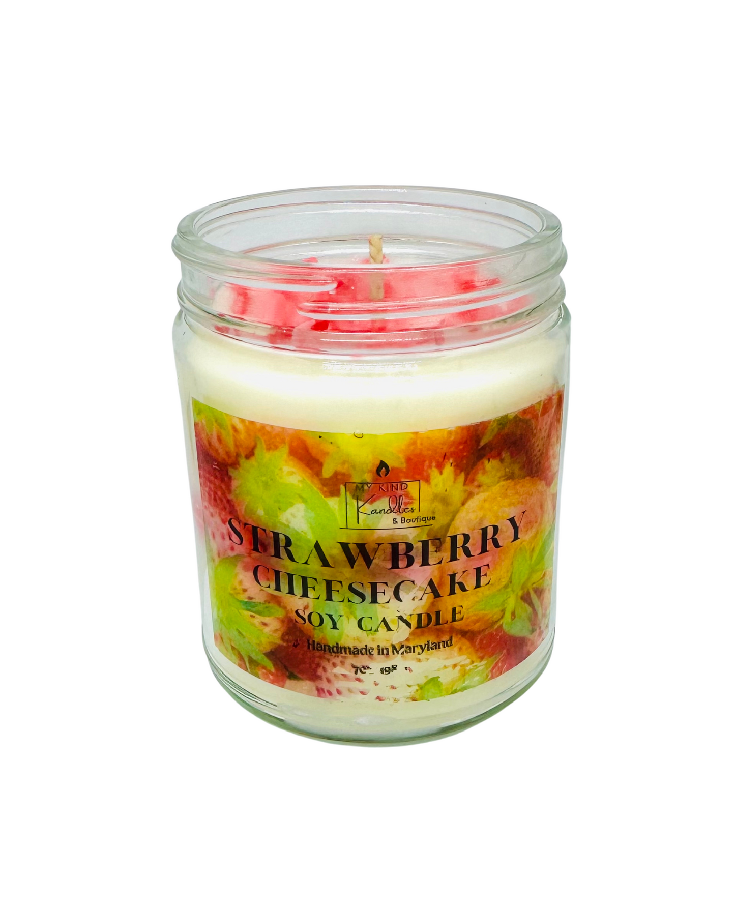 Strawberry Cheesecake Soy Candle